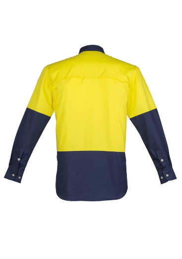 Picture of Syzmik, Mens Hi Vis Spliced Industrial Shirt